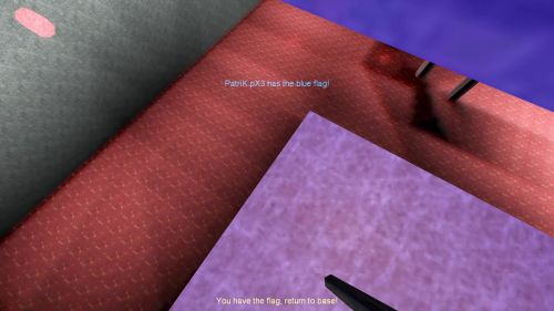 Unreal Tournament 99 First Person gameplay screenshot 10 of 10 - Map: CTF-BT-(D4rkiE)LavaPunch.unr - Demo: e5ee6014-b4ef-4e75-8672-2a365dcff41e.dem - Gameplay match