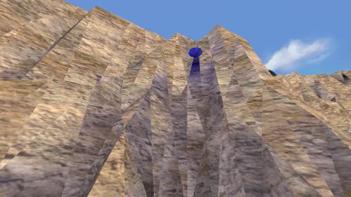 Unreal Tournament 99 First Person gameplay screenshot 7 of 10 - Map: CTF-BT-GiantCanyon.unr - Demo: f9189589-8148-4835-a38d-c0b6cc277a55.dem - Gameplay match