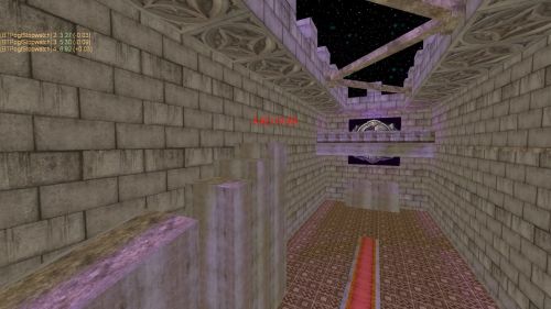Unreal Tournament 99 First Person gameplay screenshot 4 of 10 - Map: CTF-BT-KR-WaitingRoom2.unr - Demo: b125573a-ef6c-41dd-a9b3-9ff64249da9e.dem - Gameplay match