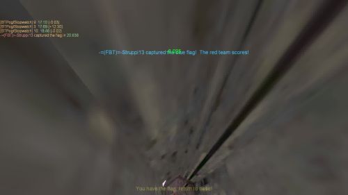 Unreal Tournament 99 First Person gameplay screenshot 10 of 10 - Map: CTF-BT-KR-WaitingRoom2.unr - Demo: b125573a-ef6c-41dd-a9b3-9ff64249da9e.dem - Gameplay match
