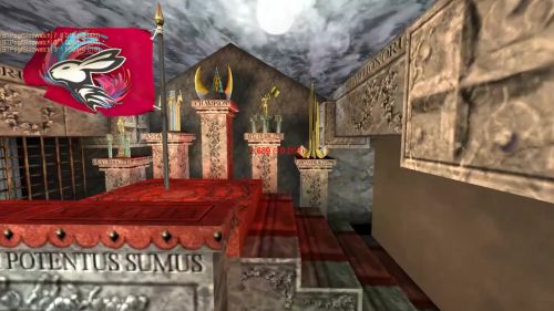 Unreal Tournament 99 First Person gameplay screenshot 4 of 10 - Map: CTF-BT-The_Room.unr - Demo: 72dc6a24-d92c-4328-8b8e-4eeb9a0031e2.dem - Gameplay match