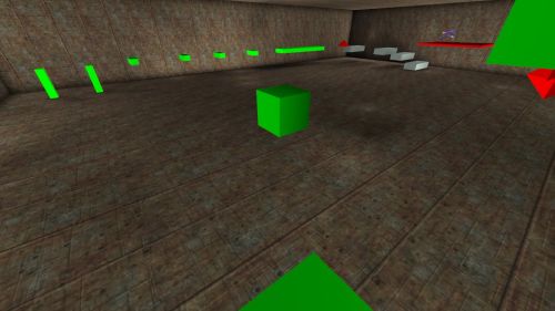 Unreal Tournament 99 First Person gameplay screenshot 4 of 4 - Map: CTF-BT-(dem)1-blocksV3b.unr - Demo: 41cf4d15-8add-4653-bb8f-194080cbbd70.dem - Gameplay match