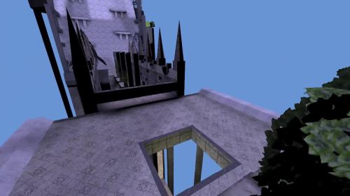 Unreal Tournament 99 First Person gameplay screenshot 1 of 10 - Map: CTF-BT-TheLookout-v2.unr - Demo: 7a804677-dfb3-4cc6-9ab3-d0645a0adcc0.dem - Gameplay match