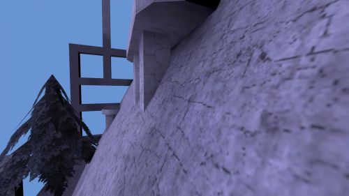 Unreal Tournament 99 First Person gameplay screenshot 2 of 10 - Map: CTF-BT-TheLookout-v2.unr - Demo: 7a804677-dfb3-4cc6-9ab3-d0645a0adcc0.dem - Gameplay match