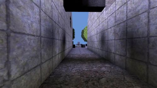 Unreal Tournament 99 First Person gameplay screenshot 7 of 10 - Map: CTF-BT-TheLookout-v2.unr - Demo: 7a804677-dfb3-4cc6-9ab3-d0645a0adcc0.dem - Gameplay match