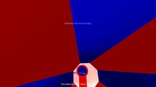 Unreal Tournament 99 First Person gameplay screenshot 9 of 11 - Map: CTF-BT-REDvsBLUE-(Level1).unr - Demo: 4e937835-2a27-4d8c-a27b-e3a824c92340.dem - Gameplay match