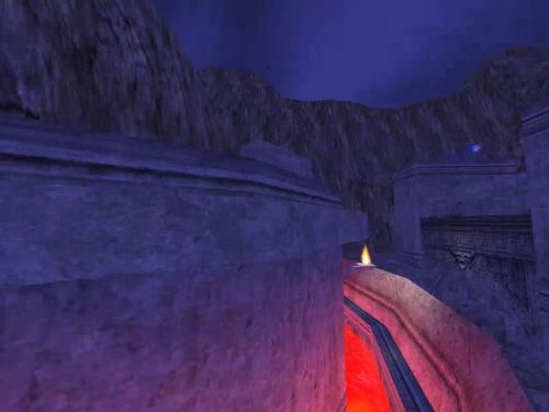 Unreal Tournament 99 First Person gameplay screenshot 2 of 9 - Map: CTF-BT-Capthat][.unr - Demo: utbt_demo_4472e57a_5bb7_44d0_90b7_44093c20b41e.dem - Gameplay match