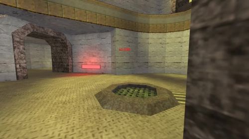 Unreal Tournament 99 First Person gameplay screenshot 1 of 10 - Map: CTF-BT-Bunny_DukuV2.unr - Demo: a69b066b-8723-4344-98c0-754b2bab2651.dem - Gameplay match