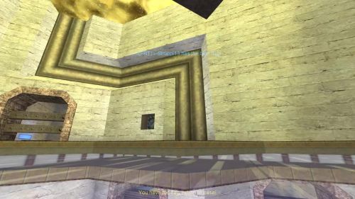 Unreal Tournament 99 First Person gameplay screenshot 7 of 10 - Map: CTF-BT-Bunny_DukuV2.unr - Demo: a69b066b-8723-4344-98c0-754b2bab2651.dem - Gameplay match