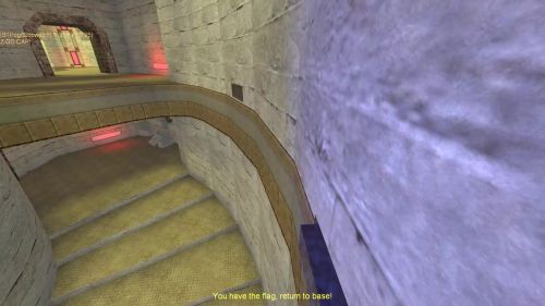 Unreal Tournament 99 First Person gameplay screenshot 9 of 10 - Map: CTF-BT-Bunny_DukuV2.unr - Demo: a69b066b-8723-4344-98c0-754b2bab2651.dem - Gameplay match