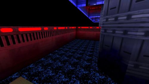 Unreal Tournament 99 First Person gameplay screenshot 6 of 9 - Map: CTF-BT-Immediately-v2.unr - Demo: 21e179ea-5463-477e-ba20-aff8906b9beb.dem - Gameplay match