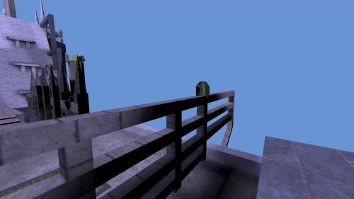 Unreal Tournament 99 First Person gameplay screenshot 1 of 10 - Map: CTF-BT-TheLookout-v2.unr - Demo: 23182f9c-f150-40f0-883f-31933b56bddd.dem - Gameplay match