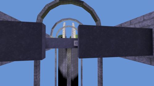 Unreal Tournament 99 First Person gameplay screenshot 7 of 10 - Map: CTF-BT-TheLookout-v2.unr - Demo: 23182f9c-f150-40f0-883f-31933b56bddd.dem - Gameplay match
