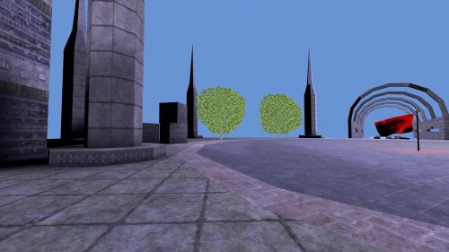 Unreal Tournament 99 First Person gameplay screenshot 9 of 10 - Map: CTF-BT-TheLookout-v2.unr - Demo: 23182f9c-f150-40f0-883f-31933b56bddd.dem - Gameplay match