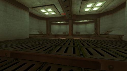 Unreal Tournament 99 First Person gameplay screenshot 3 of 9 - Map: CTF-BT-MagmaquaV1.unr - Demo: 3794ccd6-4f20-4b1c-ab4a-58ee7ff8ca64.dem - Gameplay match