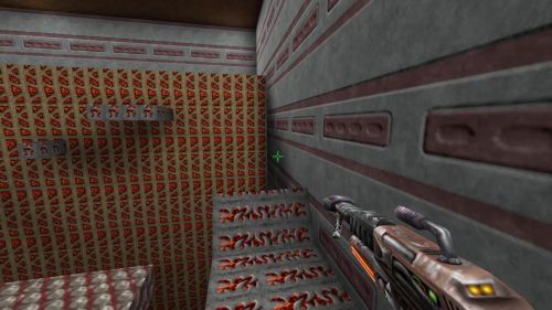 Unreal Tournament 99 First Person gameplay screenshot 4 of 9 - Map: CTF-BT-(Mon-Ch)Still-BorN-v2.unr - Demo: 149fd987-02fa-4656-90c7-803316b5fbe4.dem - Gameplay match
