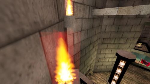 Unreal Tournament 99 First Person gameplay screenshot 3 of 10 - Map: CTF-BT+(CN)Undoubtably.unr - Demo: e4007fc5-600a-4a29-b170-456bce5b664a.dem - Gameplay match