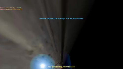 Unreal Tournament 99 First Person gameplay screenshot 10 of 10 - Map: CTF-BT-Shit.unr - Demo: 1968ac77-c1e5-415b-bea5-7efe257a9e11.dem - Gameplay match