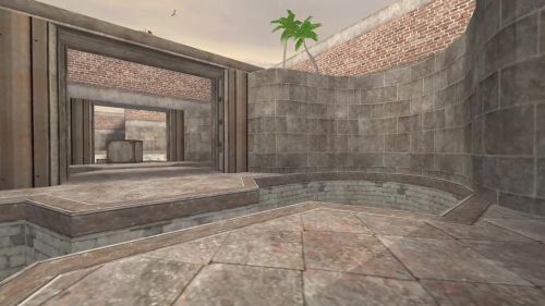Unreal Tournament 99 First Person gameplay screenshot 2 of 10 - Map: CTF-BT-TrainingGrounds01-Jump.unr - Demo: 22081e4d-89ba-4359-b1f3-5cb82b581e6b.dem - Gameplay match