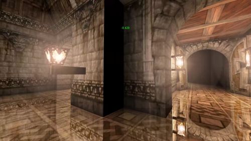 Unreal Tournament 99 First Person gameplay screenshot 1 of 10 - Map: CTF-BT-(M)Heretrick-vH-vF.unr - Demo: ca894a98-9750-4627-8bad-2ea2b7c5582e.dem - Gameplay match