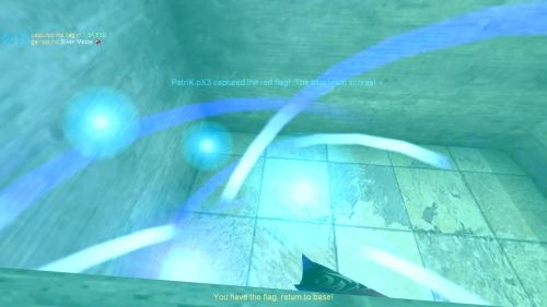 Unreal Tournament 99 First Person gameplay screenshot 10 of 10 - Map: CTF-BT-(B)Mesablanca.unr - Demo: 474407ec-2a39-48a8-9f03-bf6f4c3154c6.dem - Gameplay match