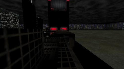 Unreal Tournament 99 First Person gameplay screenshot 2 of 10 - Map: CTF-BT-DarkCity_insta2.unr - Demo: 11ed7f87-e569-400b-8ecb-e136d0eb7231.dem - Gameplay match