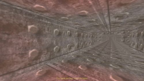 Unreal Tournament 99 First Person gameplay screenshot 3 of 3 - Map: CTF-BT-Find-The-Way-v1.unr - Demo: 1d37385c-a6ea-4dc7-85e2-424b8946721b.dem - Gameplay match