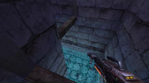 Unreal Tournament 99 First Person gameplay screenshot 3 of 9 - Map: CTF-BT+EotY2015-EZ.unr - Demo: 1ce727b2-3895-4fa6-85c7-0ddde51bc97a.dem - Gameplay match