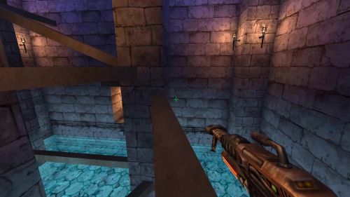 Unreal Tournament 99 First Person gameplay screenshot 6 of 9 - Map: CTF-BT+EotY2015-EZ.unr - Demo: 1ce727b2-3895-4fa6-85c7-0ddde51bc97a.dem - Gameplay match
