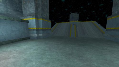 Unreal Tournament 99 First Person gameplay screenshot 5 of 9 - Map: CTF-BT-Fabricatorium.unr - Demo: 4cebb330-8945-47d4-8e78-317d19e652b7.dem - Gameplay match