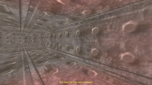 Unreal Tournament 99 First Person gameplay screenshot 6 of 10 - Map: CTF-BT-Find-The-Way-v1.unr - Demo: a5d6cc37-2865-40b8-a614-a55caf7510ea.dem - Gameplay match