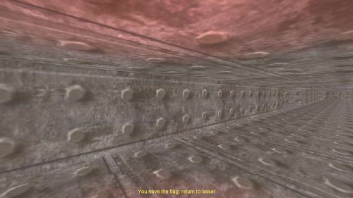Unreal Tournament 99 First Person gameplay screenshot 9 of 10 - Map: CTF-BT-Find-The-Way-v1.unr - Demo: a5d6cc37-2865-40b8-a614-a55caf7510ea.dem - Gameplay match