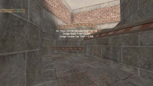 Unreal Tournament 99 First Person gameplay screenshot 5 of 10 - Map: CTF-BT-TrainingGrounds01-Jump.unr - Demo: e3d24d97-1399-415f-a7a0-eeeaa20f3c92.dem - Gameplay match