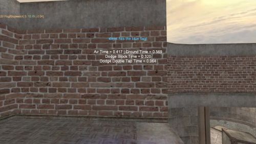 Unreal Tournament 99 First Person gameplay screenshot 7 of 10 - Map: CTF-BT-TrainingGrounds01-Jump.unr - Demo: e3d24d97-1399-415f-a7a0-eeeaa20f3c92.dem - Gameplay match
