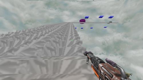 Unreal Tournament 99 First Person gameplay screenshot 1 of 10 - Map: CTF-BT-(TR)UnrealChallenge.unr - Demo: b8687f33-324d-46ca-8991-ee0bb4854d25.dem - Gameplay match