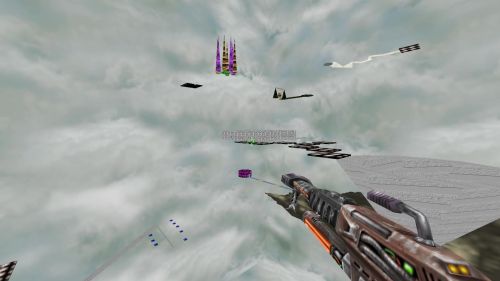 Unreal Tournament 99 First Person gameplay screenshot 6 of 10 - Map: CTF-BT-(TR)UnrealChallenge.unr - Demo: b8687f33-324d-46ca-8991-ee0bb4854d25.dem - Gameplay match