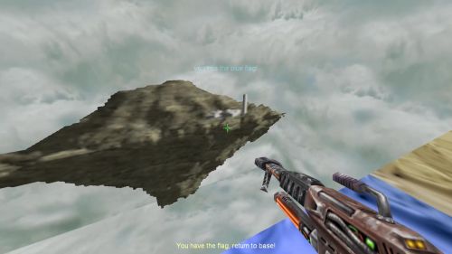 Unreal Tournament 99 First Person gameplay screenshot 8 of 10 - Map: CTF-BT-(TR)UnrealChallenge.unr - Demo: b8687f33-324d-46ca-8991-ee0bb4854d25.dem - Gameplay match