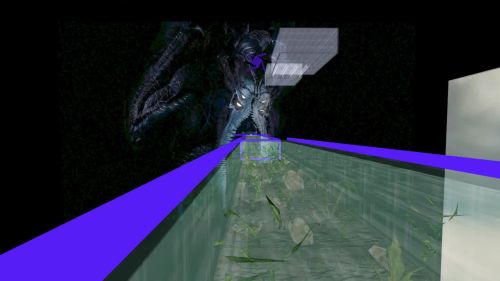 Unreal Tournament 99 First Person gameplay screenshot 8 of 10 - Map: CTF-BT-(Worsy)-FishyFunny-VSlide.unr - Demo: fb5a9e14-492d-4f33-ab75-e24ecbd384d9.dem - Gameplay match