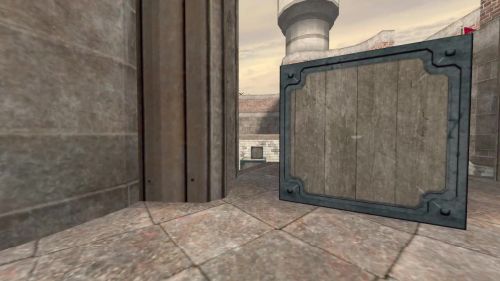 Unreal Tournament 99 First Person gameplay screenshot 3 of 10 - Map: CTF-BT-TrainingGrounds01-Jump.unr - Demo: be0705c0-1ce0-4a0d-b4f6-696bca2acedc.dem - Gameplay match