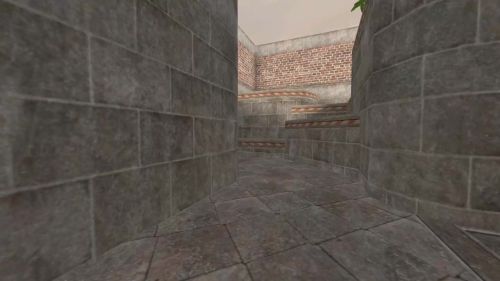 Unreal Tournament 99 First Person gameplay screenshot 5 of 10 - Map: CTF-BT-TrainingGrounds01-Jump.unr - Demo: be0705c0-1ce0-4a0d-b4f6-696bca2acedc.dem - Gameplay match