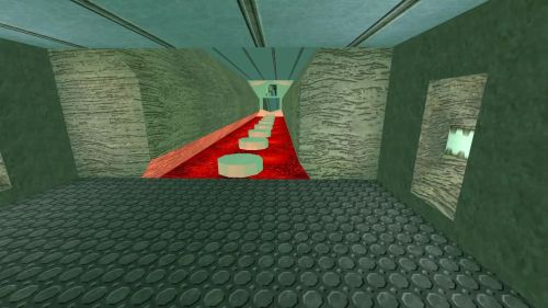 Unreal Tournament 99 First Person gameplay screenshot 3 of 10 - Map: CTF-BT-(DJ)Weedy-Redux.unr - Demo: 43b14860-934c-4182-b684-f539cc62c0cf.dem - Gameplay match