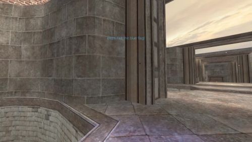 Unreal Tournament 99 First Person gameplay screenshot 8 of 10 - Map: CTF-BT-TrainingGrounds01-Jump.unr - Demo: e648b2bf-630a-427f-9fe4-650cd08312aa.dem - Gameplay match