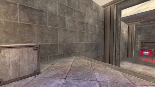 Unreal Tournament 99 First Person gameplay screenshot 9 of 10 - Map: CTF-BT-TrainingGrounds01-Jump.unr - Demo: e648b2bf-630a-427f-9fe4-650cd08312aa.dem - Gameplay match