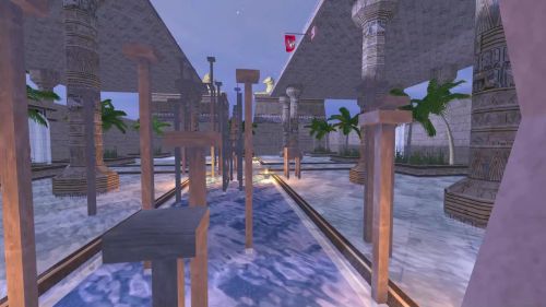 Unreal Tournament 99 First Person gameplay screenshot 3 of 11 - Map: CTF-BT-A-Little-Fun-[z1]-Redux.unr - Demo: aa9a0392-ac9f-4ded-aa71-25034b00e033.dem - Gameplay match