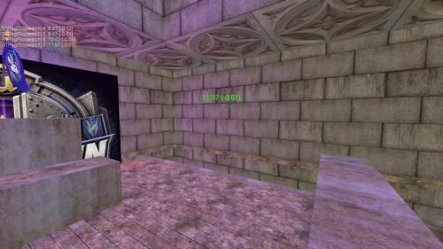 Unreal Tournament 99 First Person gameplay screenshot 6 of 10 - Map: CTF-BT-KR-WaitingRoom2.unr - Demo: c63f6984-f449-41fc-8e1d-20c7aca6d493.dem - Gameplay match
