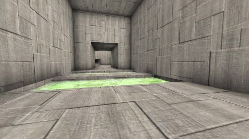 Unreal Tournament 99 First Person gameplay screenshot 1 of 2 - Map: CTF-BT-DodgeAndJump-vF2.unr - Demo: a8ebb52e-1f82-44b7-86f4-acde2a3eb0cc.dem - Gameplay match