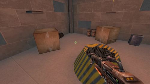 Unreal Tournament 99 First Person gameplay screenshot 2 of 10 - Map: CTF-BT+Radioactive.unr - Demo: 4235ee79-6bcb-4c5b-b995-060de18956db.dem - Gameplay match