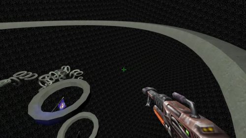 Unreal Tournament 99 First Person gameplay screenshot 9 of 10 - Map: CTF-BT-(Dere)Spacering.unr - Demo: 5ba67946-7ed7-46c5-b563-65ccb3fd7ddf.dem - Gameplay match