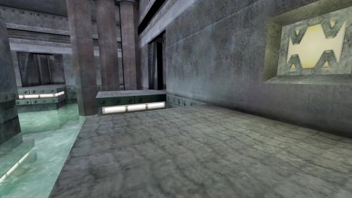 Unreal Tournament 99 First Person gameplay screenshot 2 of 10 - Map: CTF-BT-Hangtime1.unr - Demo: 57552643-30a4-42c4-b277-59146d0b1dbe.dem - Gameplay match