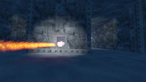 Unreal Tournament 99 First Person gameplay screenshot 7 of 10 - Map: CTF-BT-Hangtime1.unr - Demo: 57552643-30a4-42c4-b277-59146d0b1dbe.dem - Gameplay match